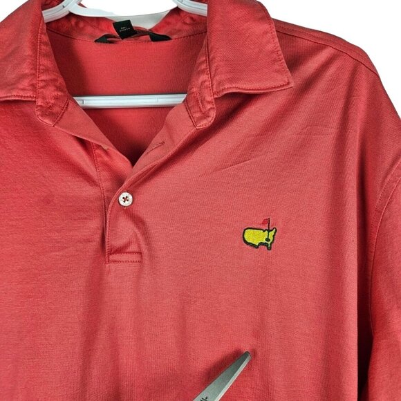 Masters Collection Mens Pima Cotton Polo Shirt Size L Salmon Golf Soft - Picture 7 of 7